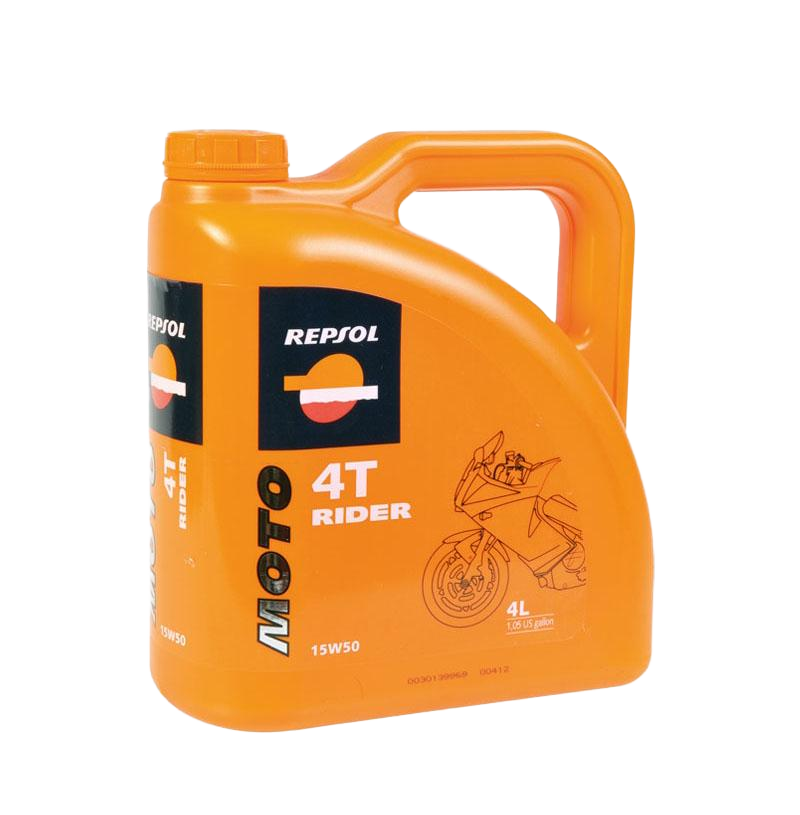 Моторное масло Repsol Moto Rider 4T 15W50, 4л
